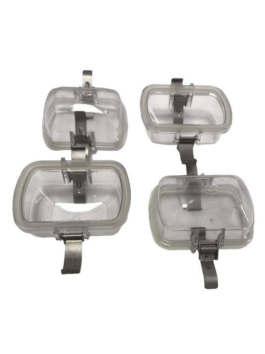 4x Eppendorf Lids for Rotor A-4-44 Rectangular Buckets 5804712005 (Lids only)