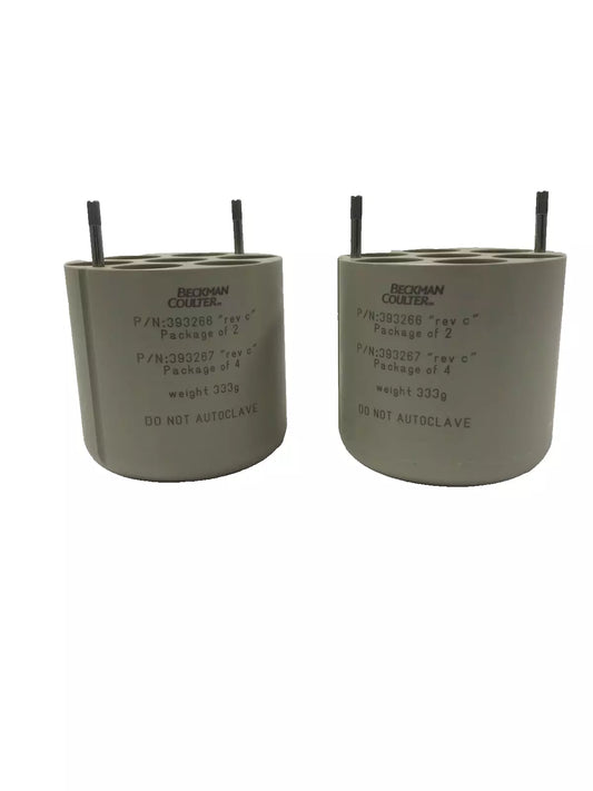 set of two Beckman Coulter 393266 Conical Tube Adapter 7x50ml