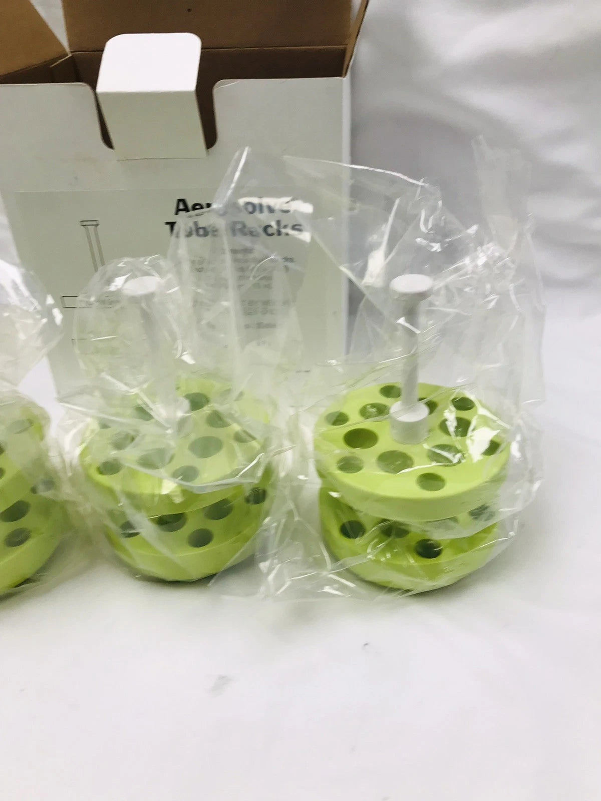 New Set of 4 Beckman Coulter Aerosolve Tube Racks 358991 15 mL Conical/3-5 mL