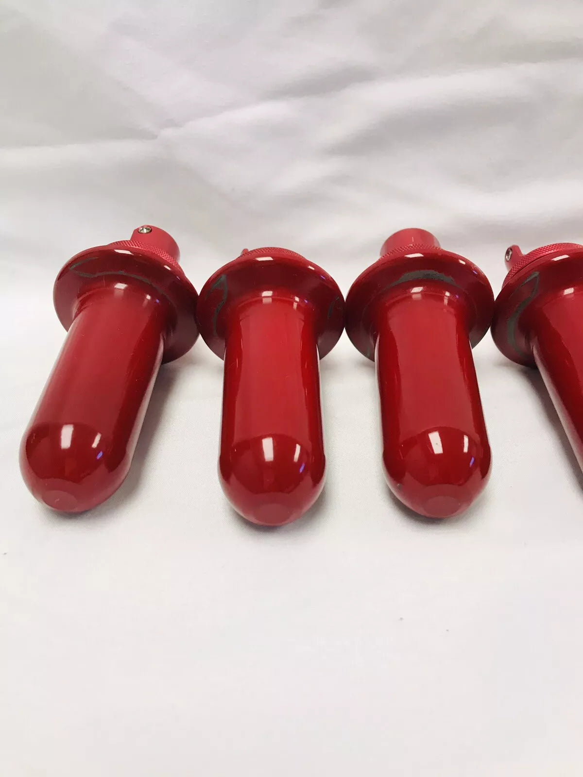 Lot of 6 Beckman 117.5 Swing Rotor Tubes w/ Beckman 331186 Tube Holder Stand