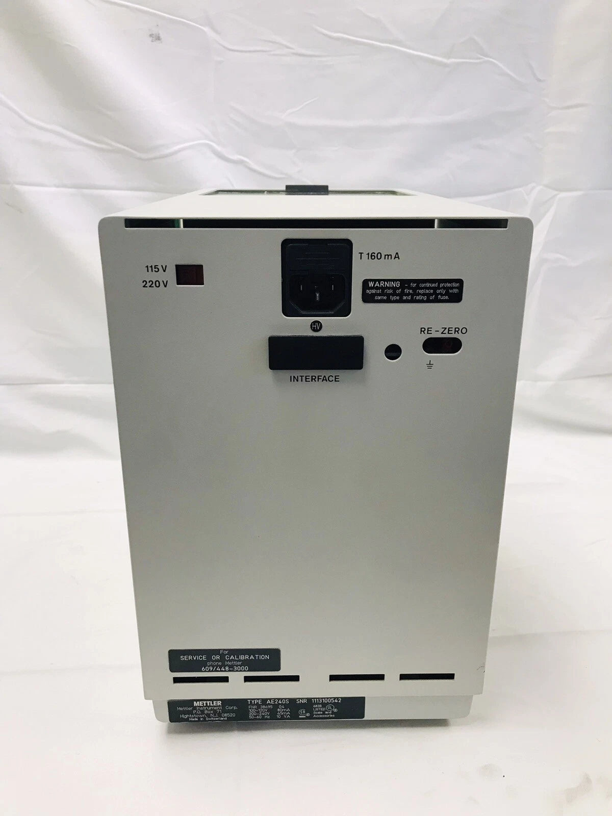 Mettler AE240 AE 240 Digital Lab Scale Balance Analytical Delta Range 0.1 mg