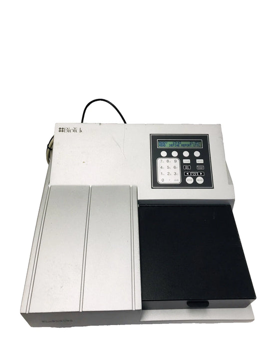 BioTek Microplate Reader ELX808 LBS ELX808IUBWI Power Up Good Condition