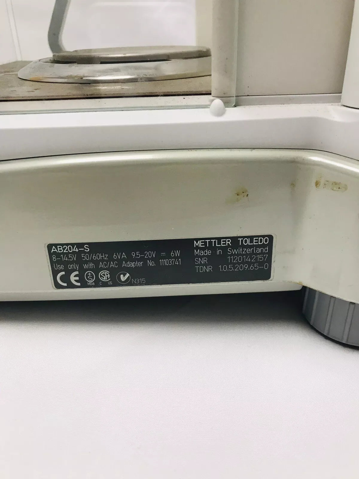 Mettler Toledo AB204-S Digital Balance Scale For Parts Only