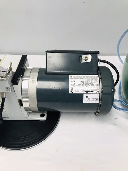 Leybold Trivac D8B Vacuum Pump with ARP 4-8 Exhaust Filter & Flexcell PR-4000 Reservoir