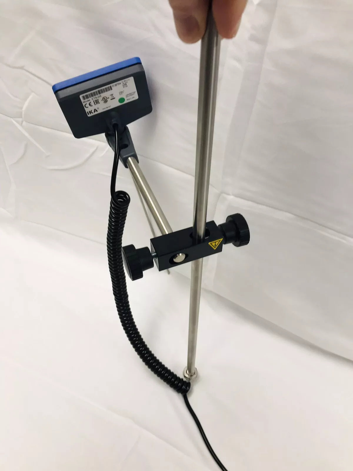 IKA ETS-D5  Temperature Sensor & Stand / Holder Tested Working