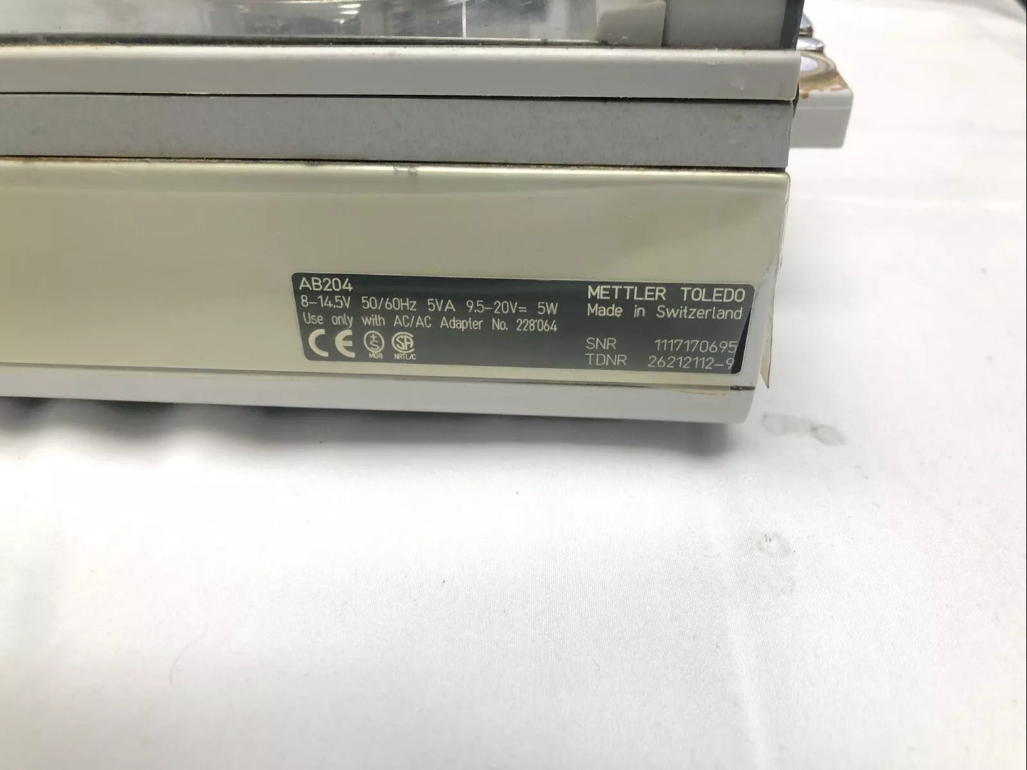 Mettler Toledo AB204 Analytical Balance Tested Working Warranty