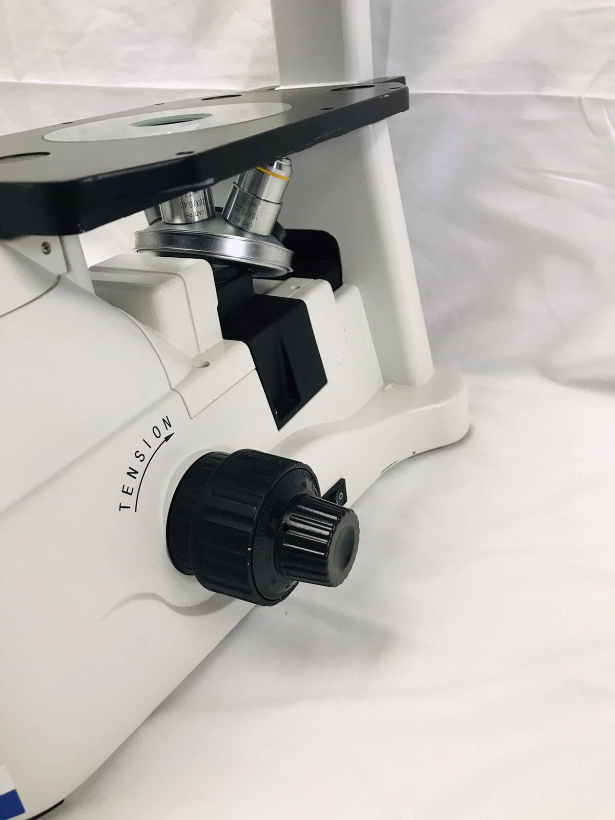 Fisher Micromaster Inverted Microscope 12575250 w/4x 10x 20x Objectives