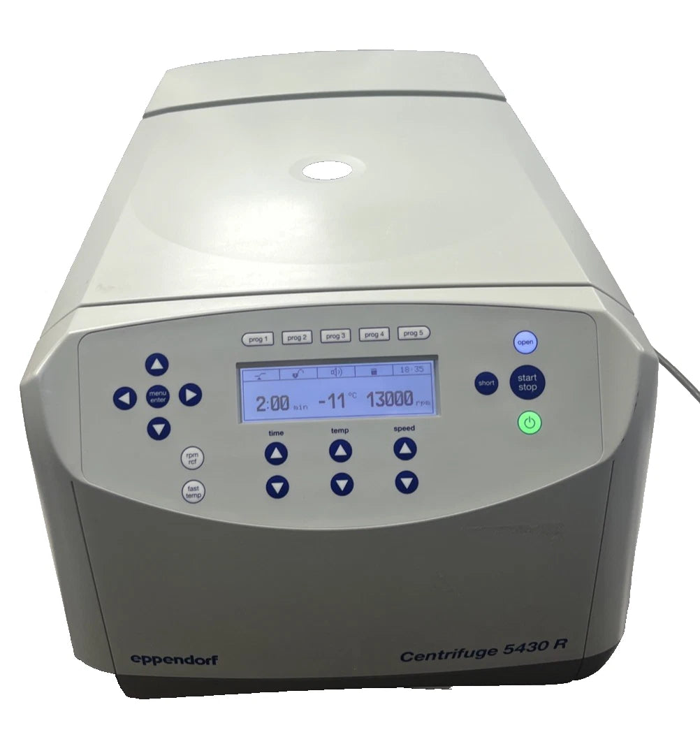 Eppendorf 5430R Refrigerated Centrifuge With FA-45-30-11 Rotor and Lid Tested