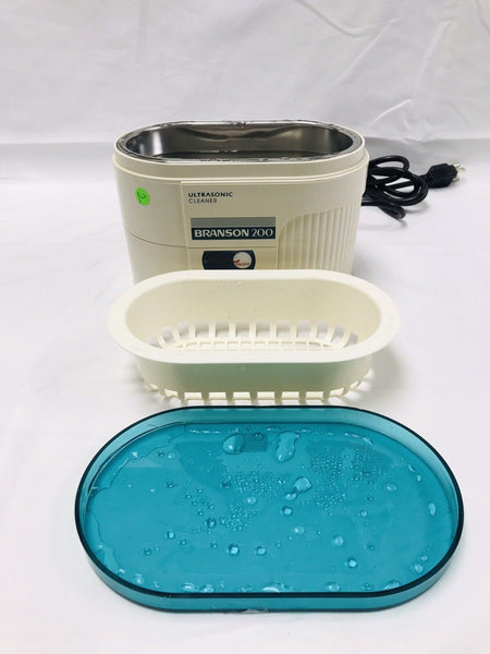 Branson 200 Ultrasonic Cleaner Jewelry Laboratory Parts Cleaner B200 Tested