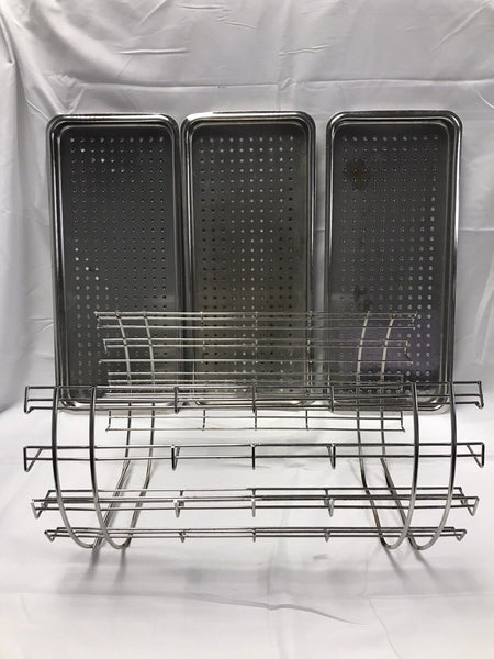 Genuine Tuttnauer 2540 Autoclave Rack & (3) Tray Support Steam Sterilizer Shelf