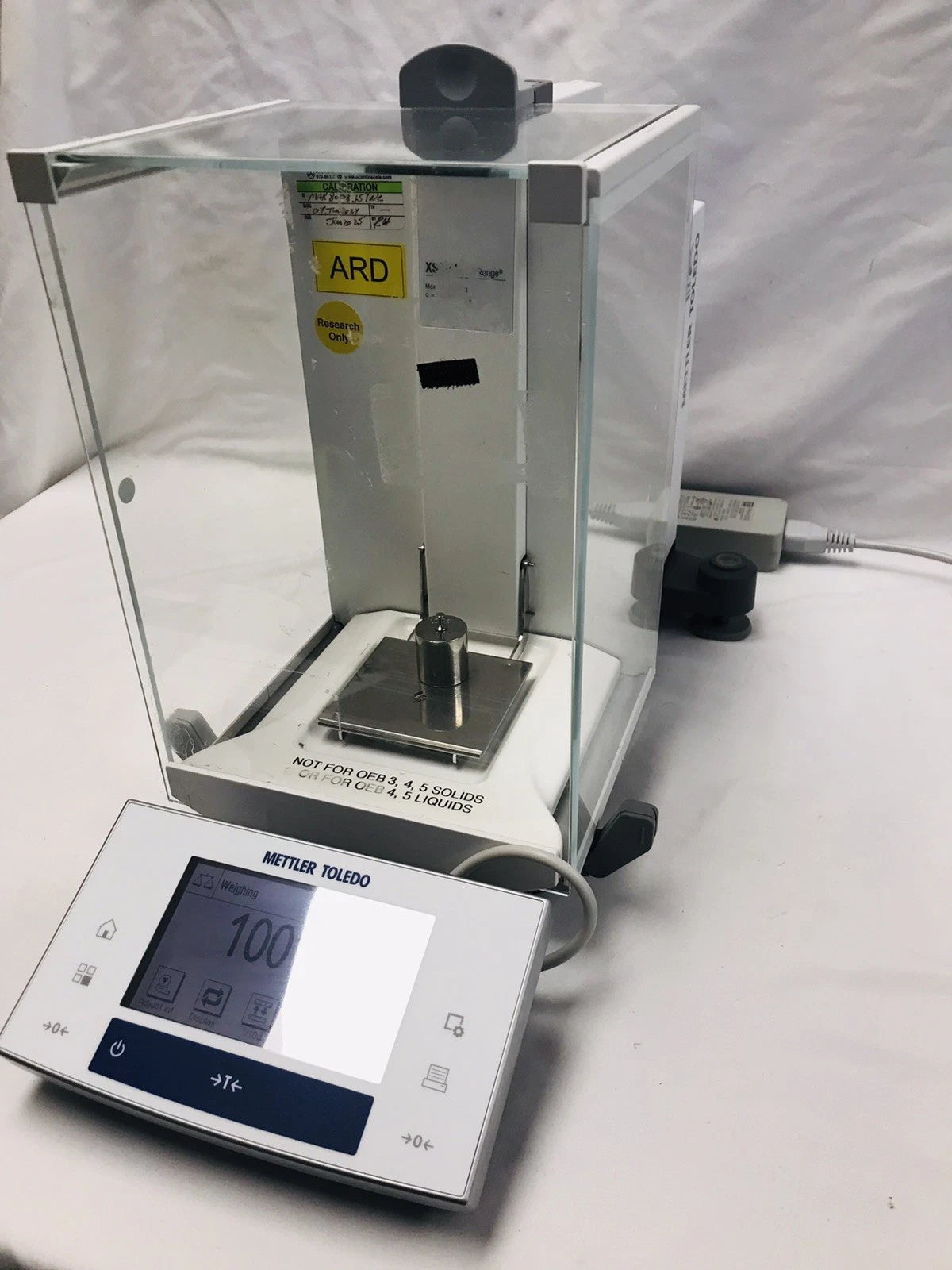 Mettler Toledo XS204 Analytical Digital Lab Balance Scale 220g X 0.1mg Working