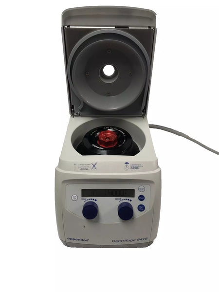 Eppendorf 5418 Centrifuge w/ Rotor FA-45-18-11 & Aerosol-Tight Lid, Warranty!