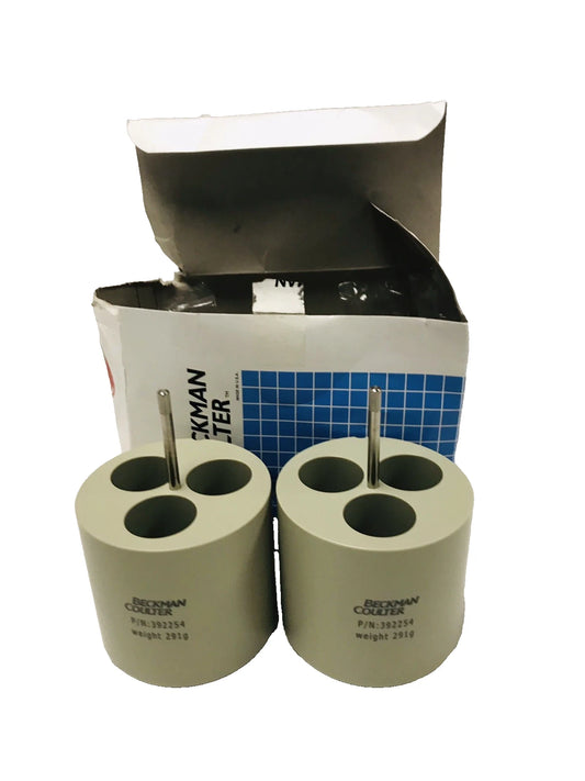 2x Beckman Coulter 392254 Centrifuge Rotor Conical Tube Adapters 3x50mL 392258