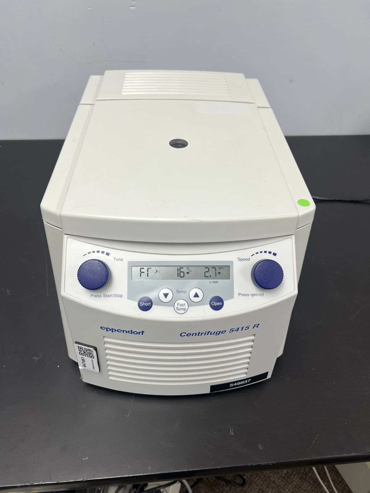 Eppendorf 5415R Refrigerated Centrifuge w/ F45-24-11 Rotor 5415 R Tested Working
