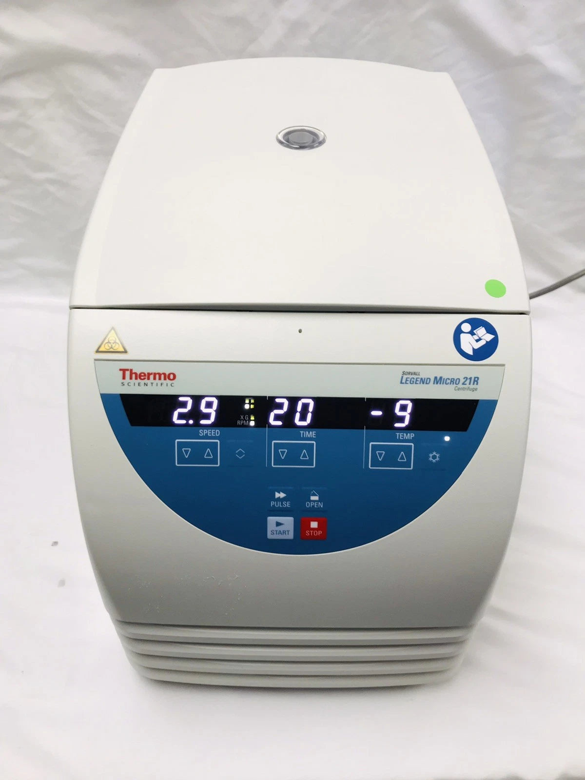Thermo Sorvall Legend Micro 21R Refrigerated Centrifuge with 75003424 Rotor