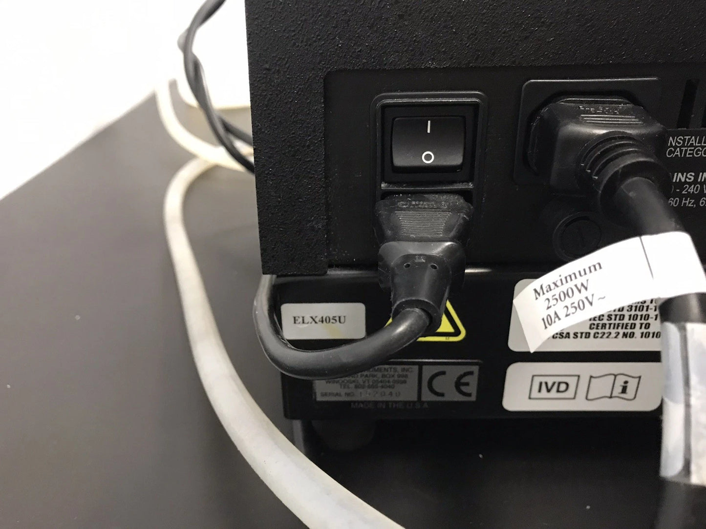 Bio-Tek Deep Well Plate Washer Part Number ELx405 Select ELX405U Tested Working