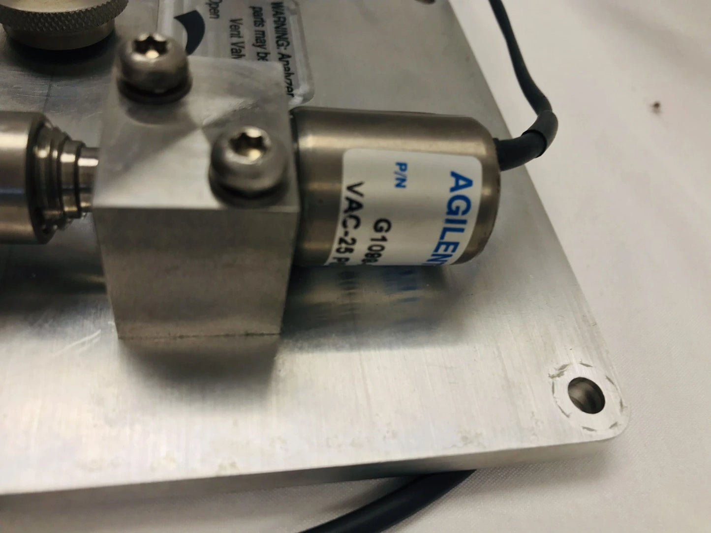 Agilent HP G1099-60205 GCMS 5973 EI performance turbo calibration valve assembly