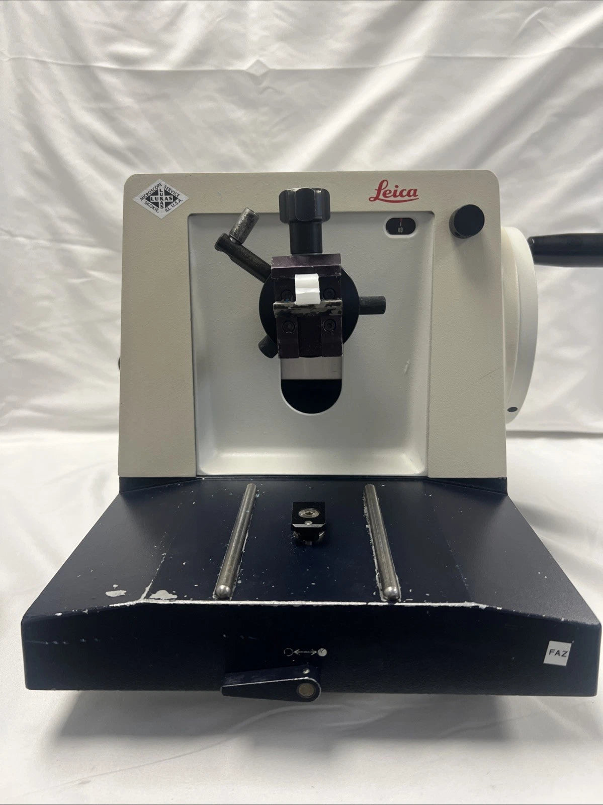 Leica  RM 2025 Manual Rotary Microtome 045728686 with Blade Holder warranty video