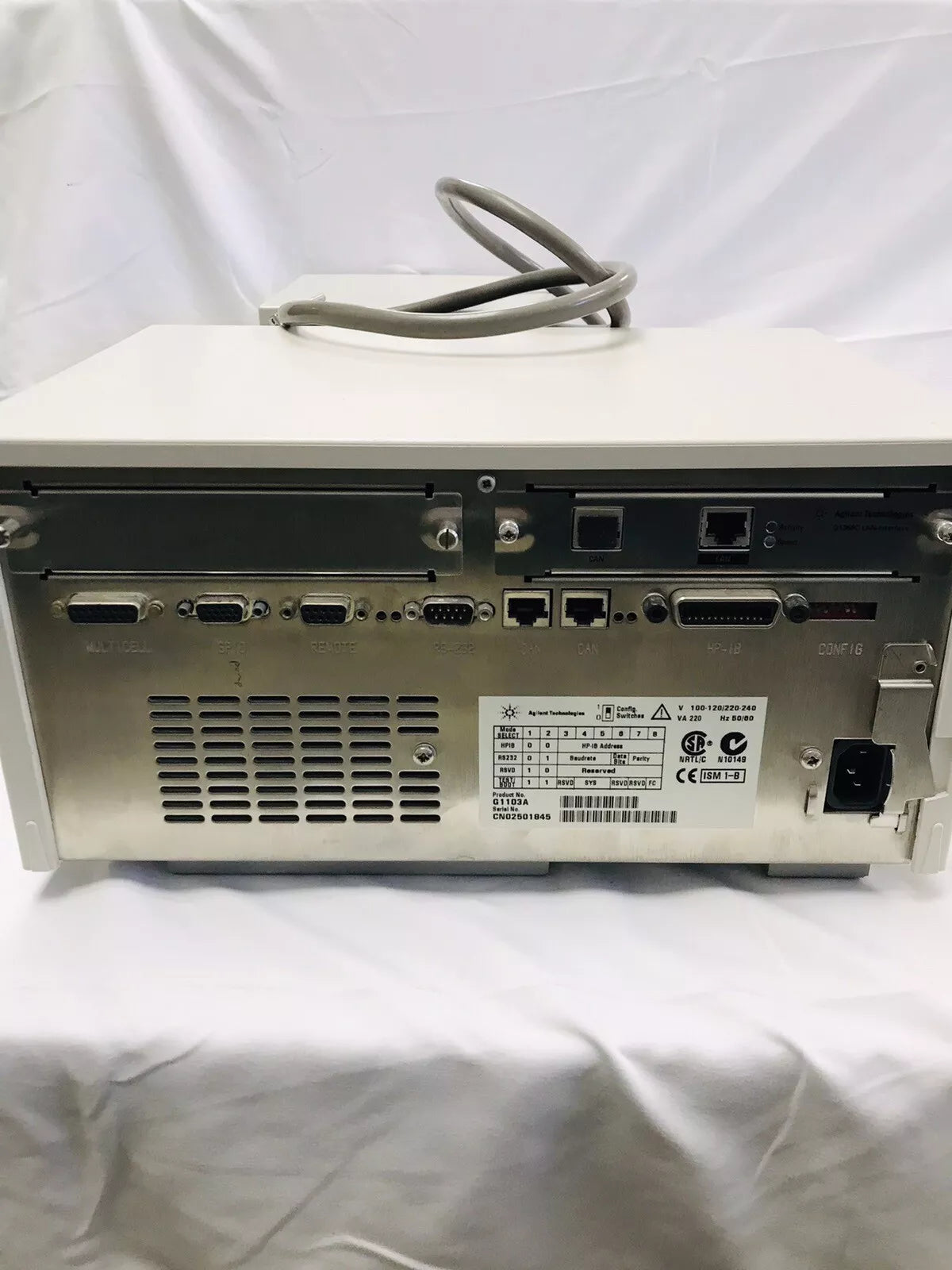 Agilent 8453 Uv-Visable Spectrophotometer with Peltier Cell Holder G1103A Tested