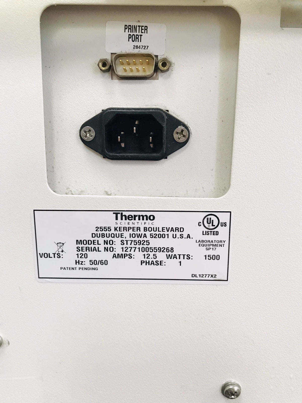 Thermo Scientific Harvey Sterilemax Autoclave ST75925 & Non-recirculation Tank