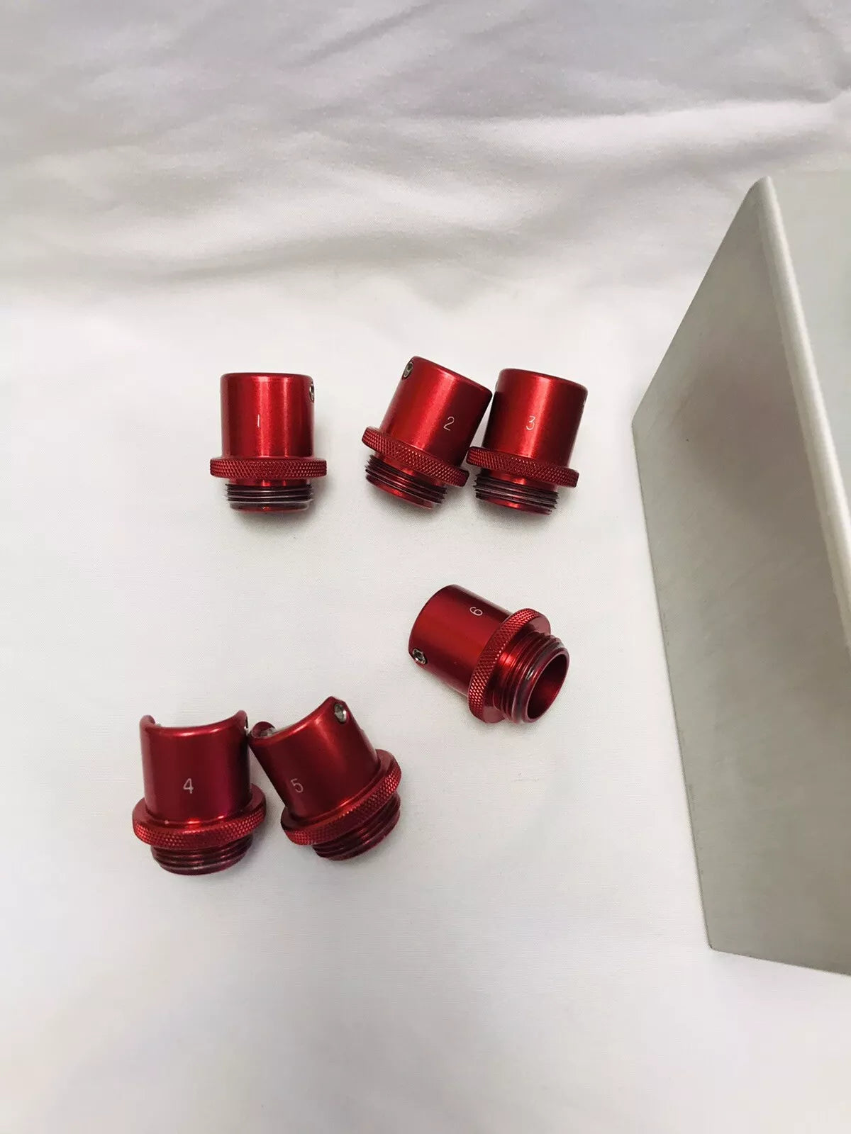 LOT of 6 Beckman Swinging Swing Bucket Tubes 119.4 w/ Tray # 331313 for SW28