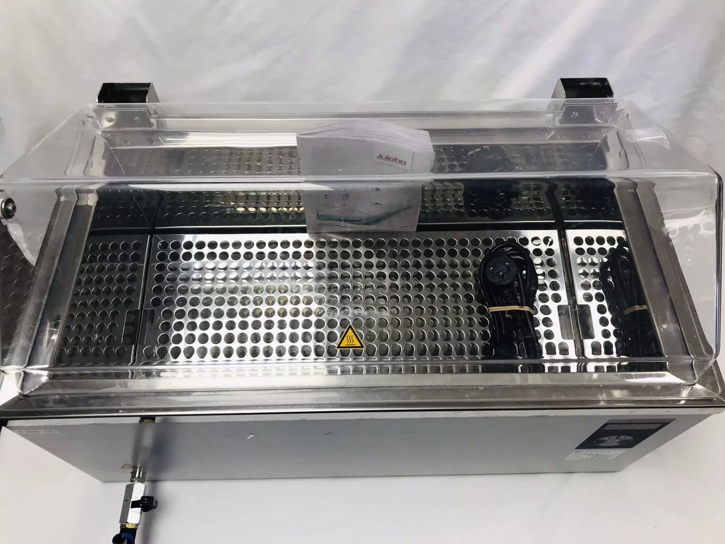 Julabo PURA 22 Water Bath W/ Lift up Cover & Test Tube Rack 20002866 230v Tested