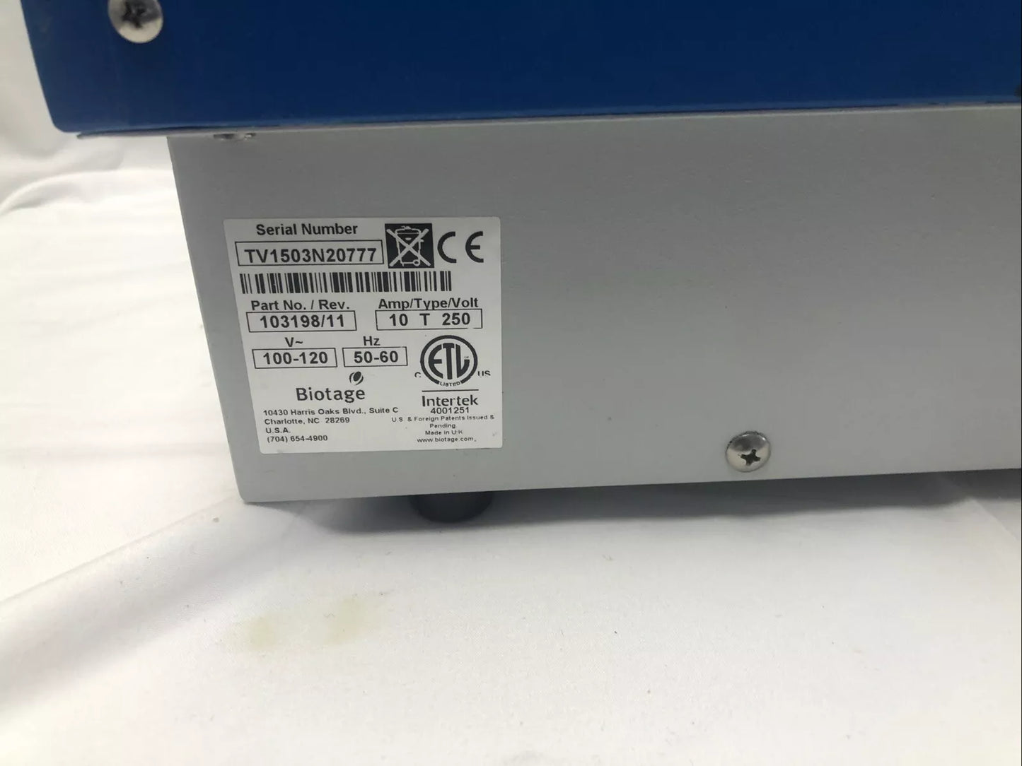 Biotage TurboVap LV Automated Evaporation System 103198/11