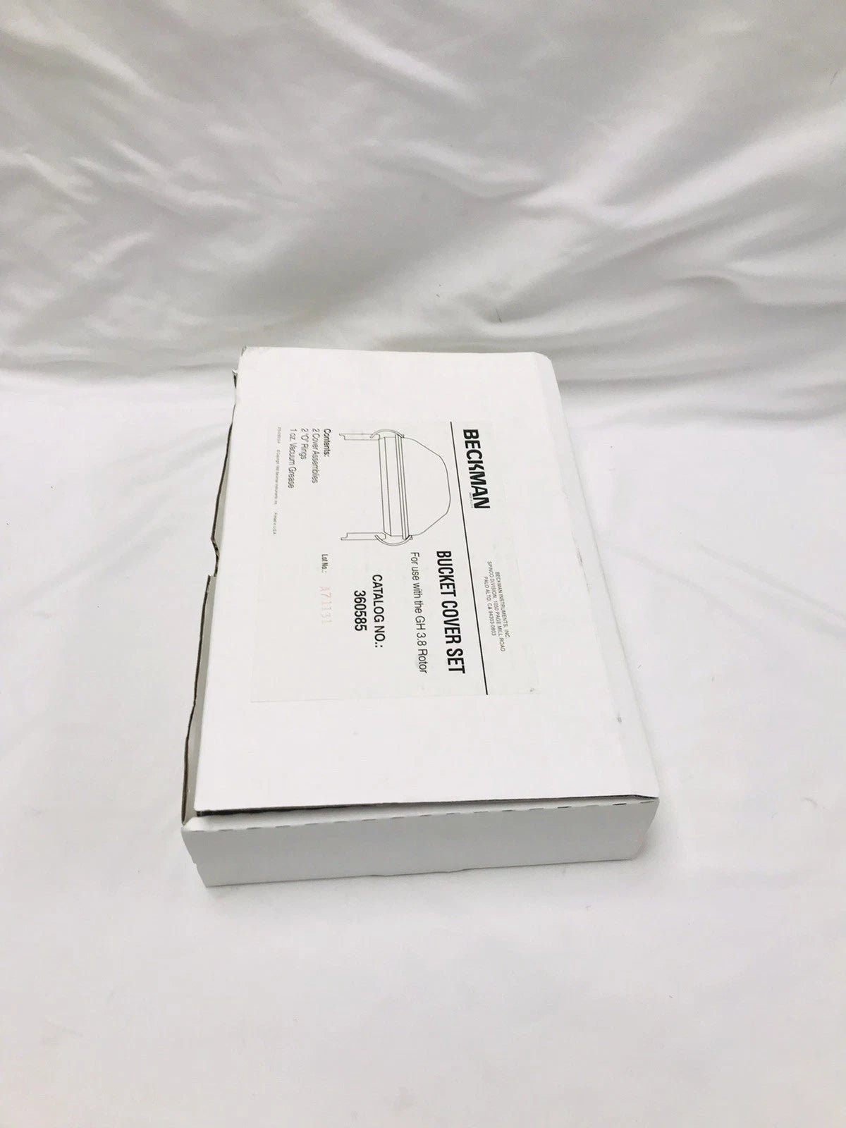 New Beckman Coulter REF 360585 Bucket Cover Set For GH 3.8 Rotor