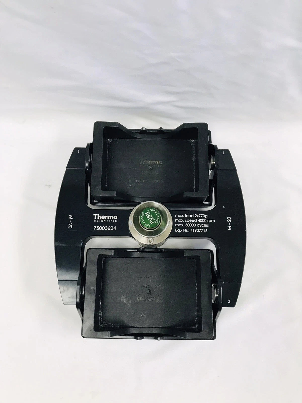 Thermo Scientific 75003624 M-20 Centrifuge Swinging Bucket Rotor 41907716 Plate