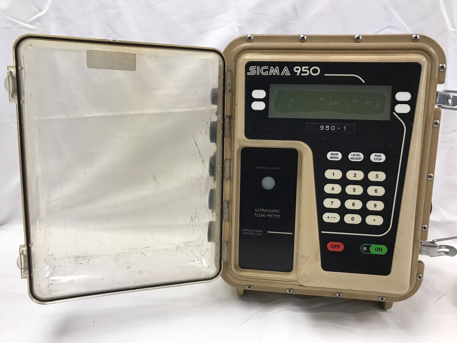 Hach Sigma 950 Ultrasonic Flow Meters with Enclosure FOR PARTS