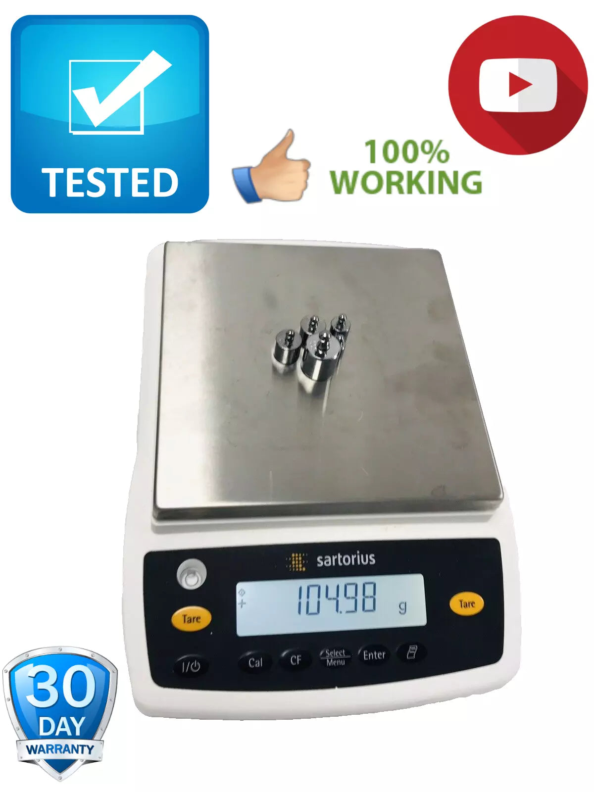 Sartorius Entris 2202-1S Top loading Balance 2200x0.01g Sartorius 2202 Working