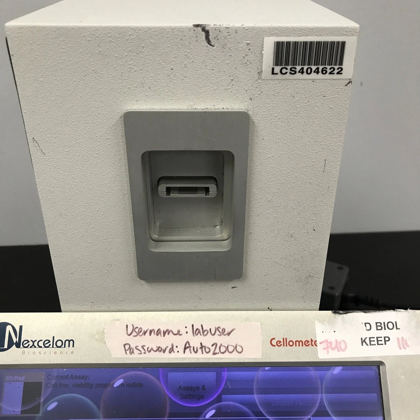 Nexcelom Cellometer Auto 2000 Cell Viability Counter Profiler Warranty See Video