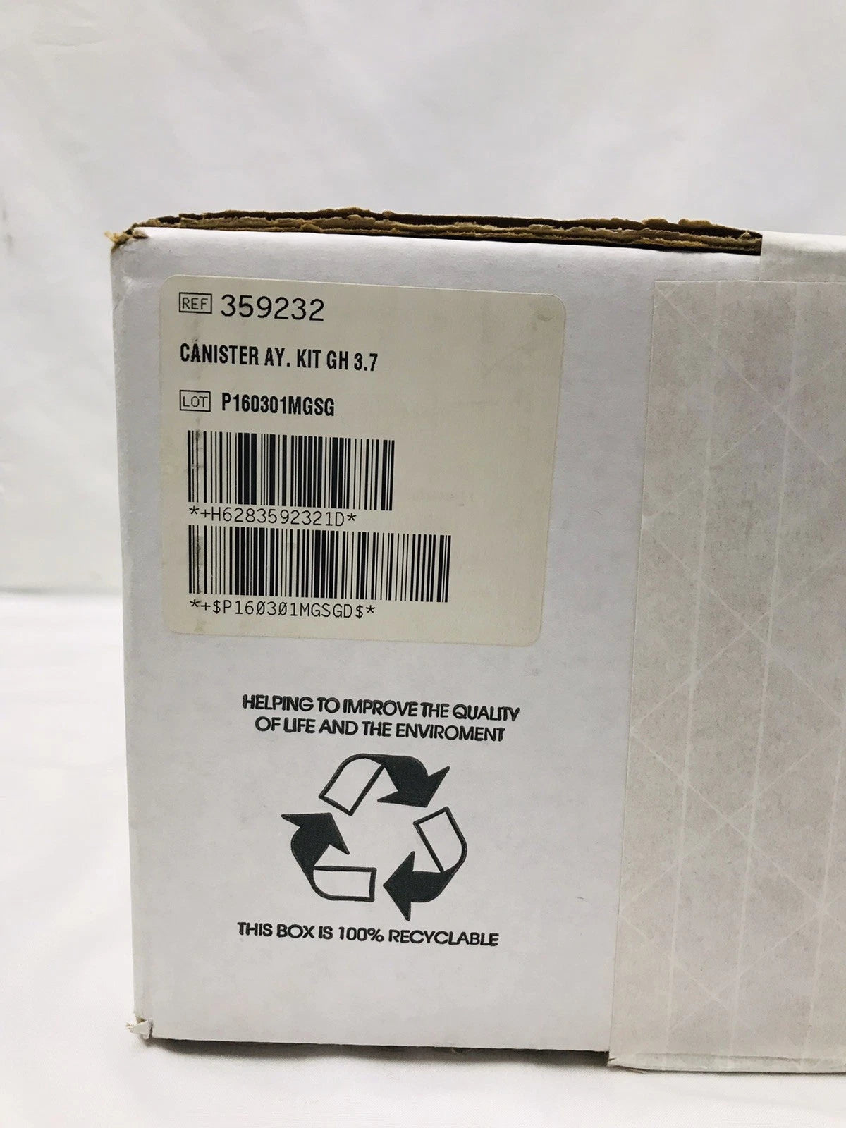 NEW Set of 4 Beckman Coulter 359232 Aerosolve Canisters & Lids for GH-3.7