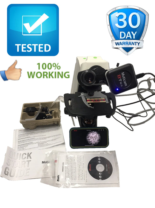 Motic Moticam X WiFi Digital Microscope Camera Mounts To Any Microscope Eyepiece