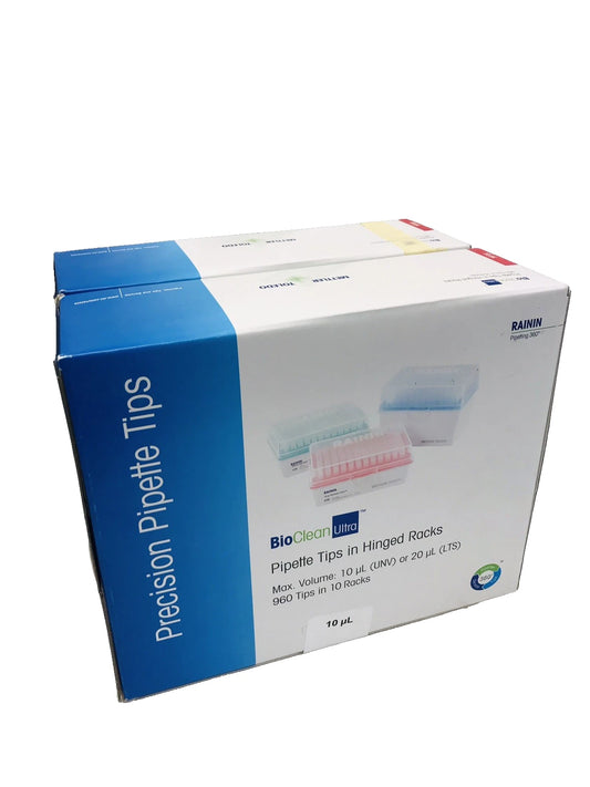 Share Sealed Rainin Pipette Tips RT UNV 10µL GLS 960A/10 - 2 Cases 30389179 Mettler