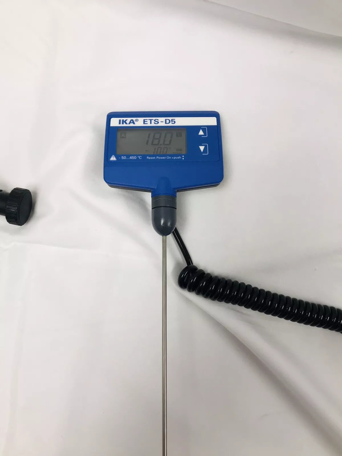 IKA ETS-D5  Temperature Sensor & Stand / Holder Tested Working