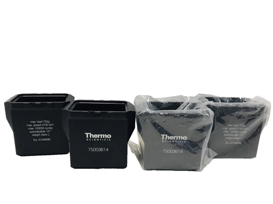4x Thermo Scientific Rotor Buckets 75003614 for TX-750 Rotor Lot of 4 Complete
