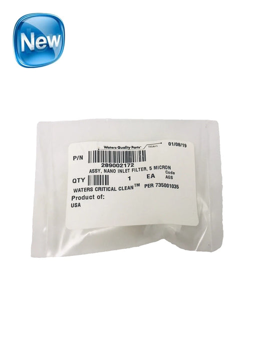 Waters 289002172 In-Line Solvent Filter Assembly 5µm 5 Micron - NEW