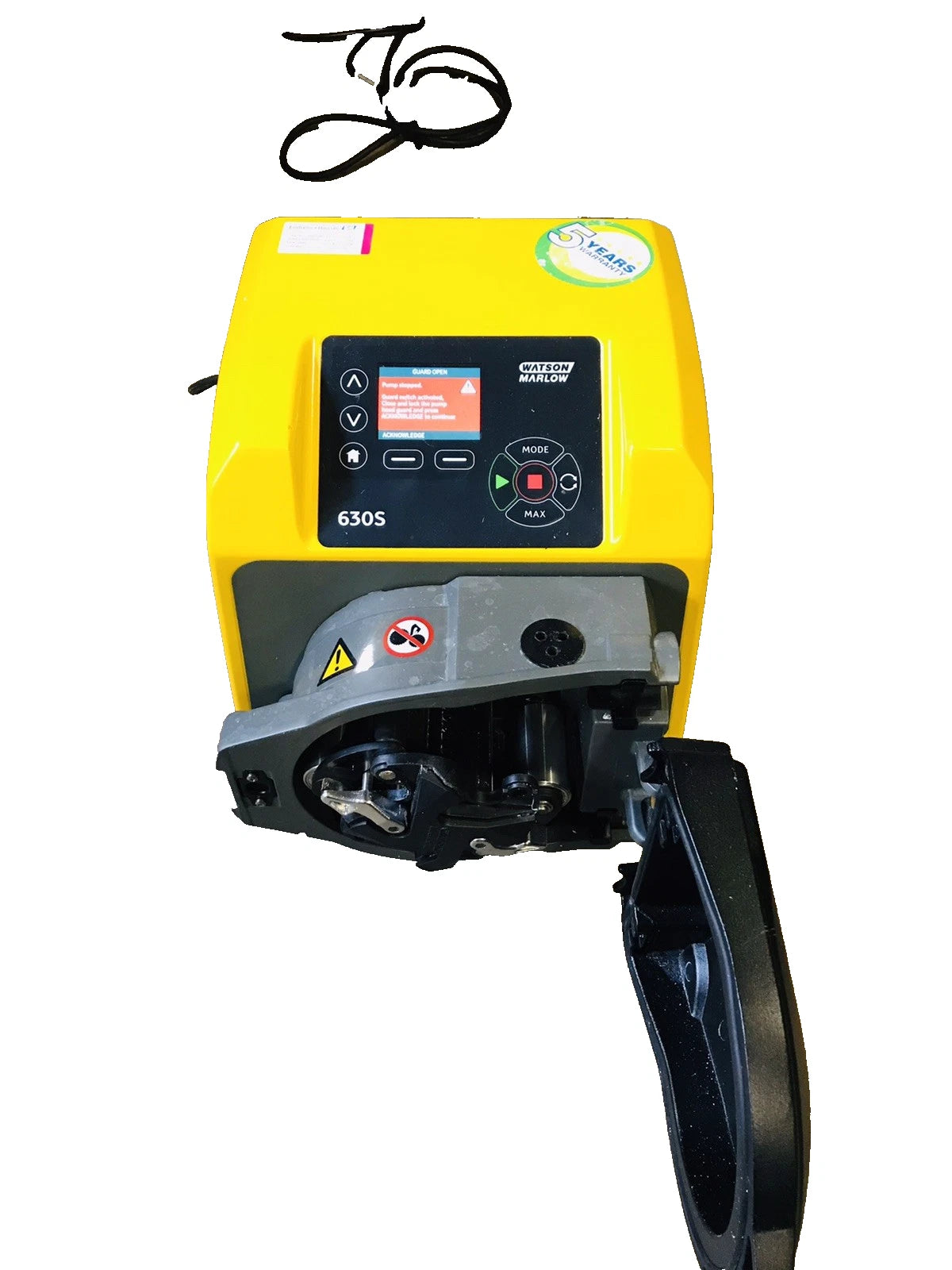 Watson Marlow 630s Peristaltic Pump 630sn/R Model Yellow Euro Plug E / F