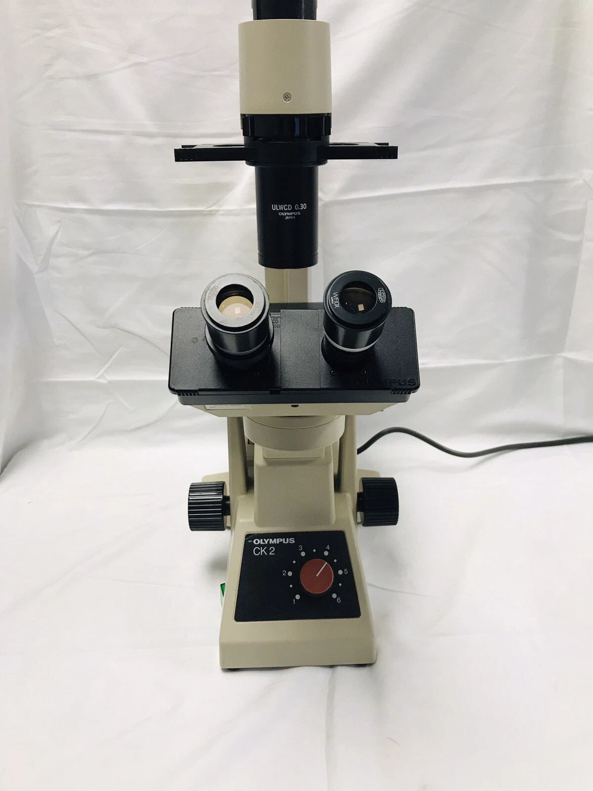 Olympus CK2 Lab Microscope with 2 SPlan Objectives Tested Working