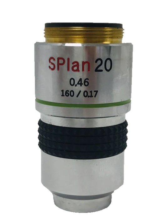 Olympus SPlan 20/0.46 160/0.17 Microscope Objective *Excellent* 109206