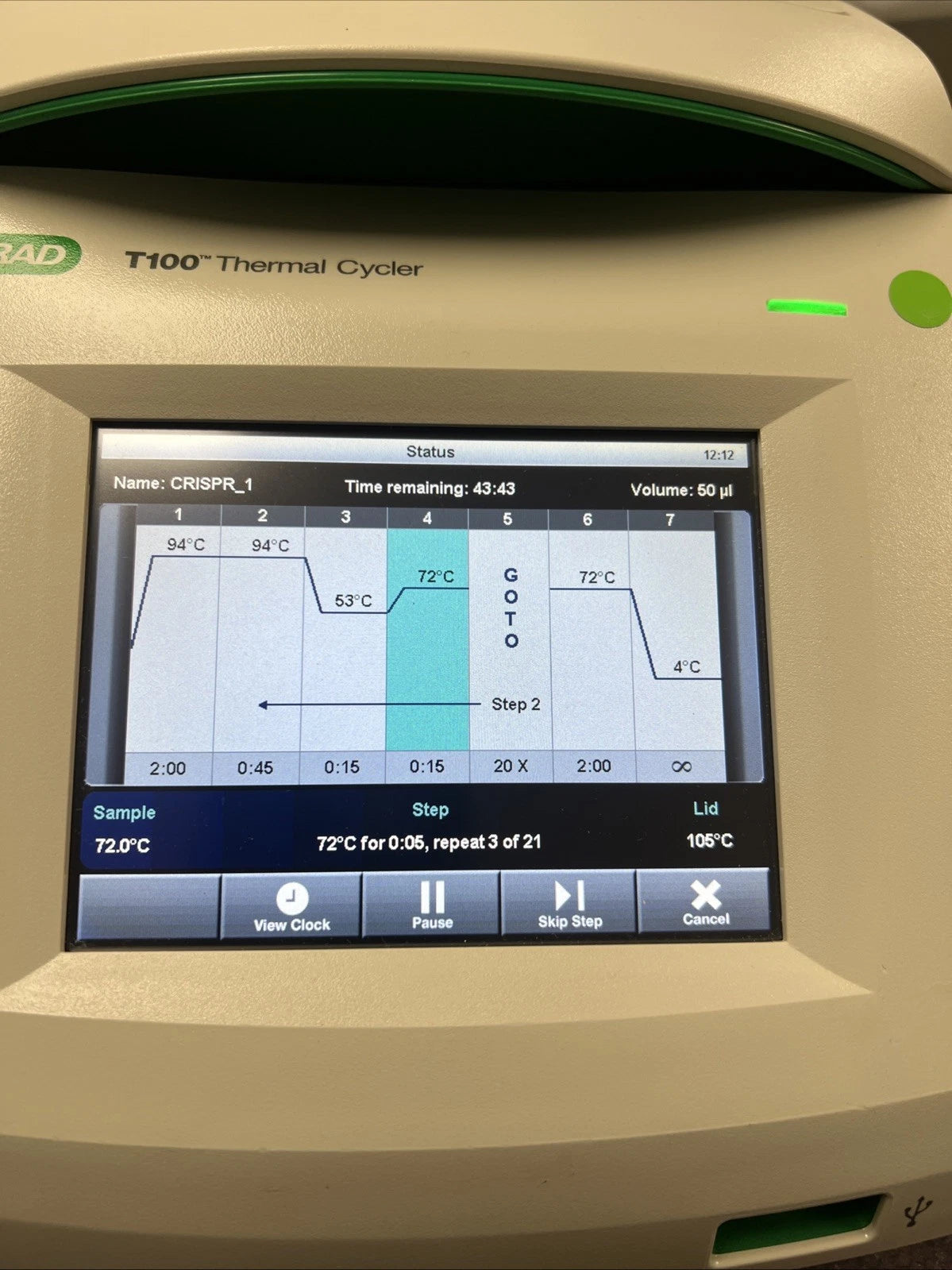 Clean Bio-Rad T100 PCR Thermal Cycler 96 Well Block Fully Tested  Warranty