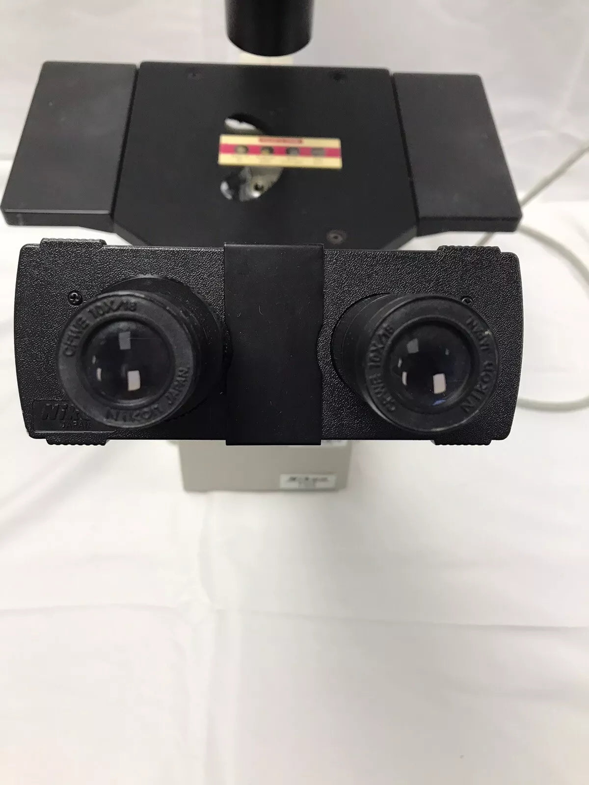 Nikon TMS Inverted Phase Contrast Microscope 3 Objectives 4x 10x 20x