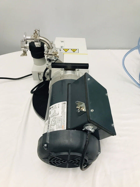 Leybold Trivac D8B Vacuum Pump with ARP 4-8 Exhaust Filter & Flexcell PR-4000 Reservoir