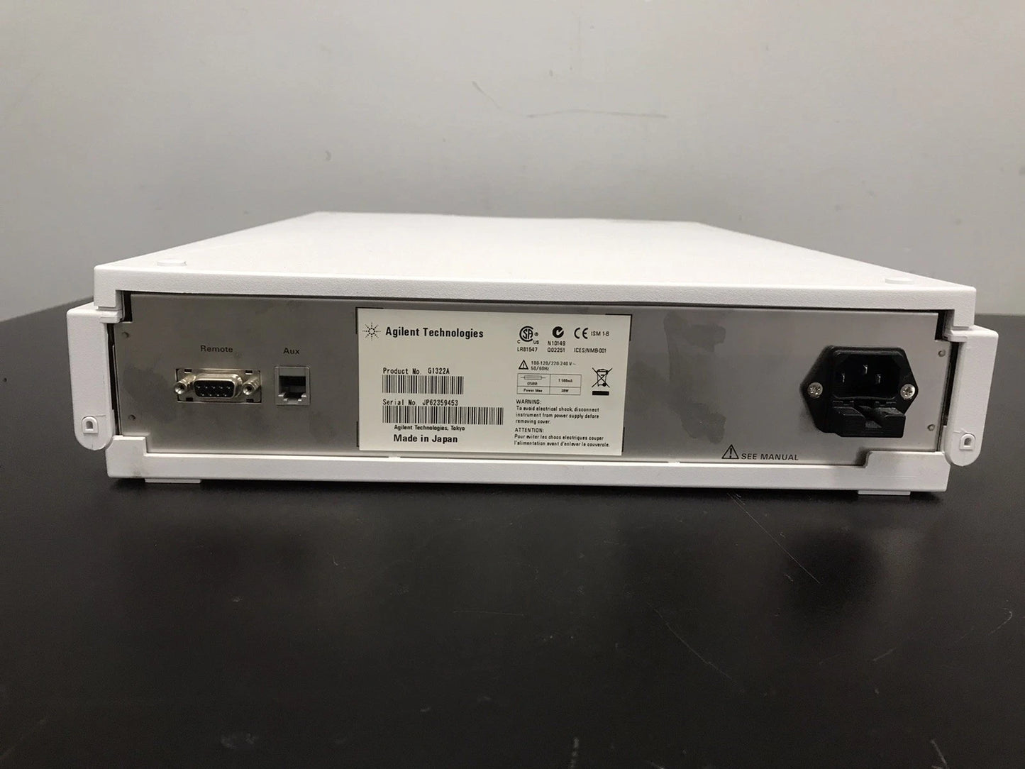 Agilent G1322A 1200 Series HPLC 4-CH HPLC Online Vacuum Degasser AS IS