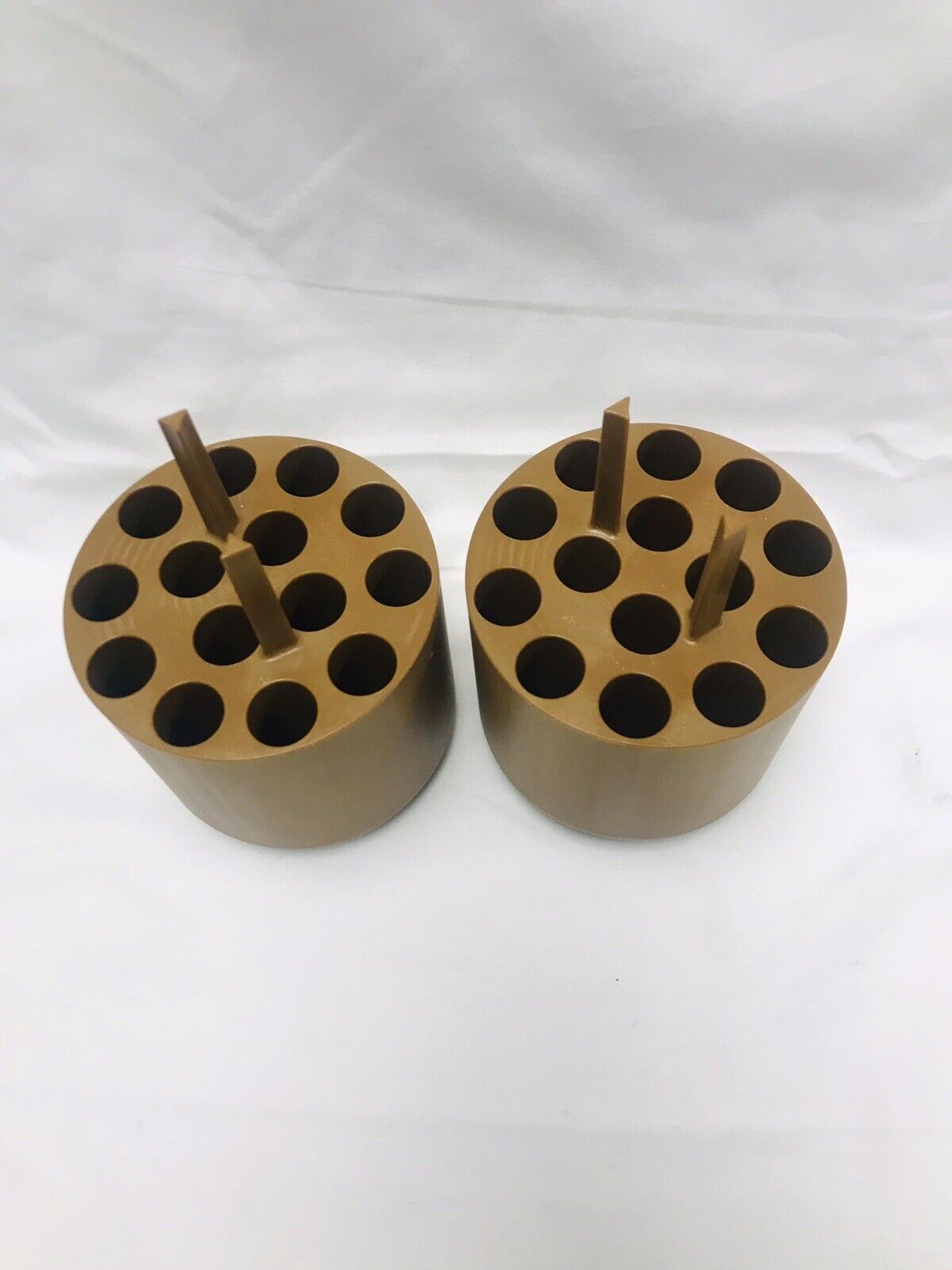 Pair of Thermo Scientific 75003639 Centrifuge Rotor 14 x 15mL Tube Adapter