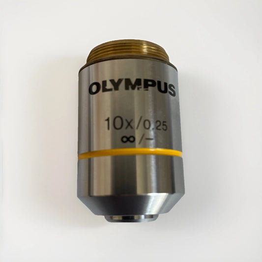 Olympus Plan 10x/0.25 ∞/- Microscope Objective Lens