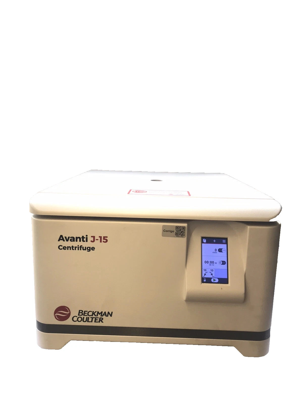 Beckman Coulter Avanti J-15 Centrifuge – JS-4.750 Swinging Bucket Rotor Tested