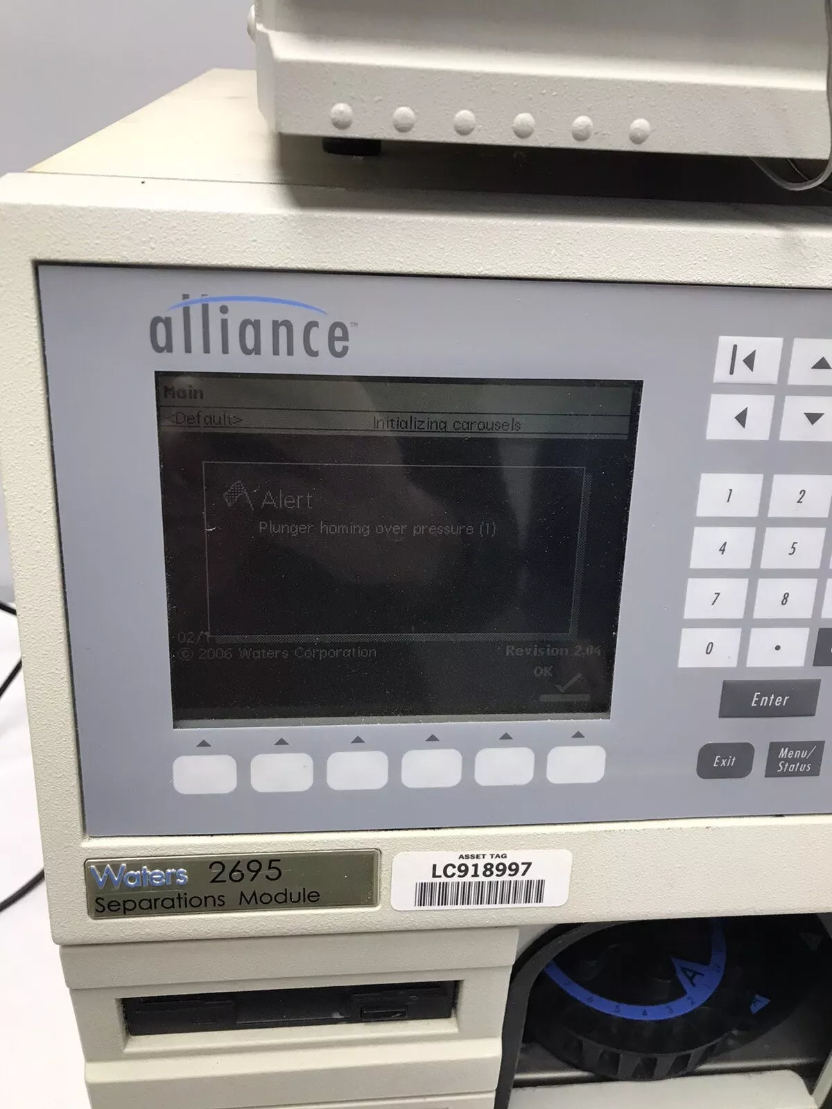 Waters Alliance 2695 HPLC Separations Module & 2497 DAD Detector & Column Heater
