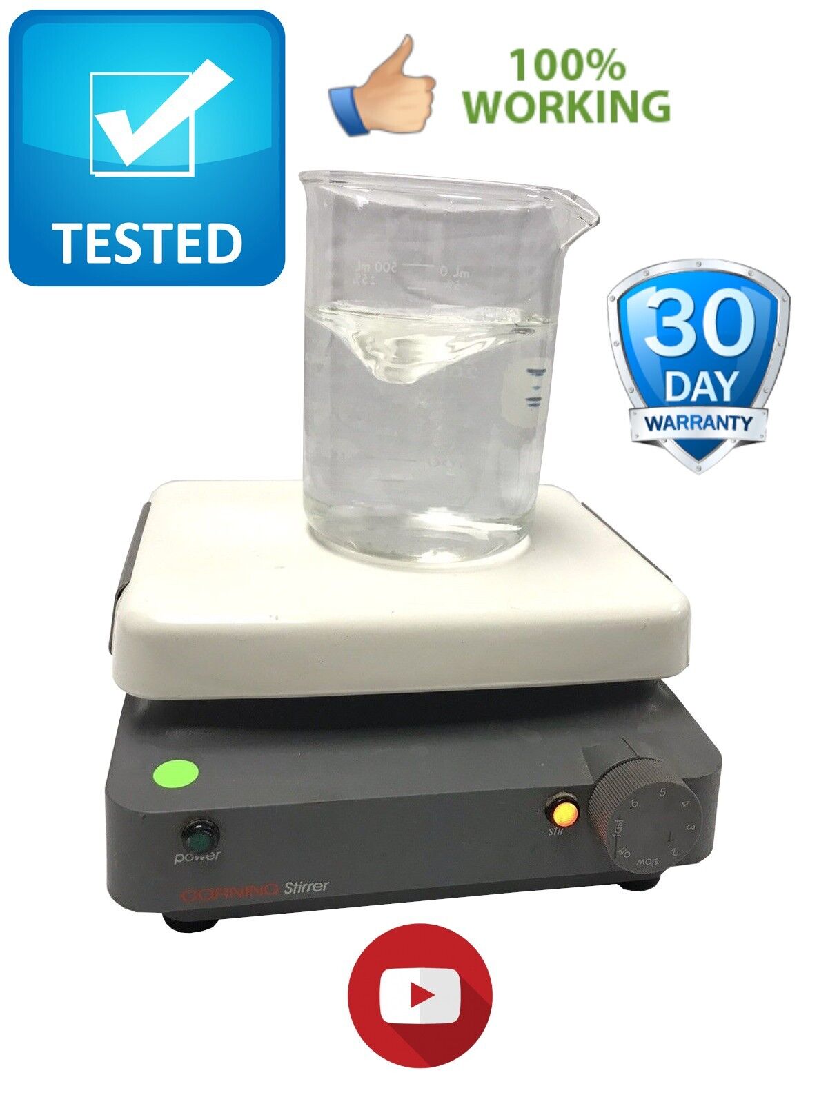 Corning Laboratory Ceramic Top Magnetic Stirrer PC-310